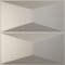 Ekena Millwork 19 5/8in. W x 19 5/8in. H Aberdeen EnduraWall Decorative 3D Wall Panel Covers 2.67 Sq. Ft. WP20X20ABBAL - alternate 1